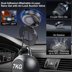 MagStik™ Magnetic Vacuum Phone Mount – Secure 360° Grip