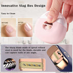 Portable Electric Nail Clipper & Polisher with LED Light