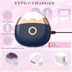Portable Electric Nail Clipper & Polisher with LED Light