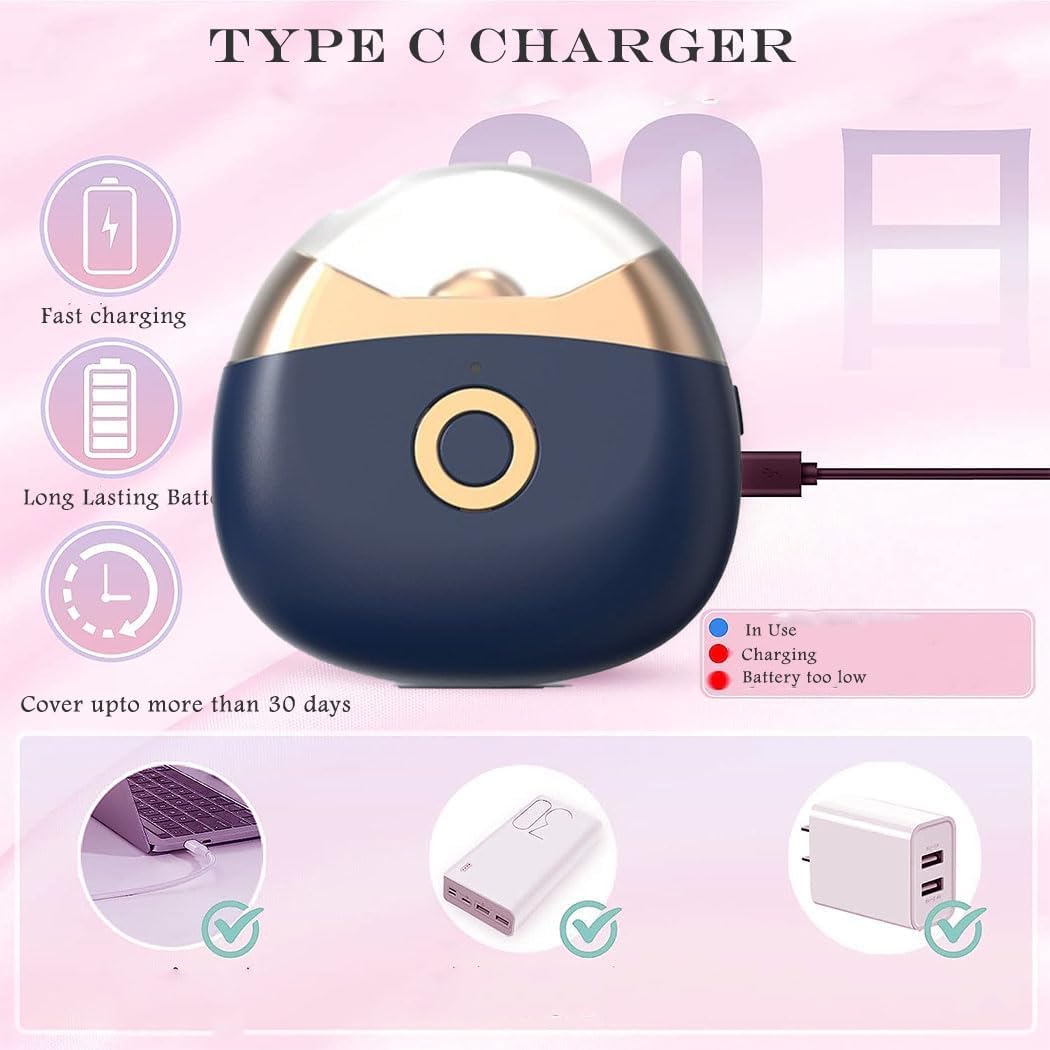 Portable Electric Nail Clipper & Polisher with LED Light