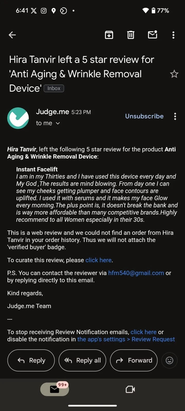 The Gadget Store customer review