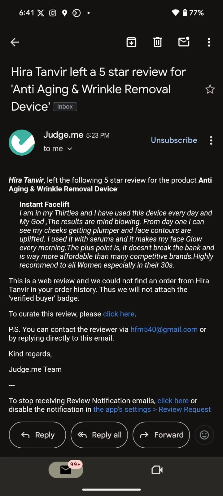 The Gadget Store customer review